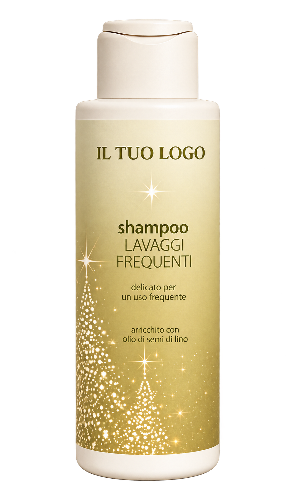 Shampoo Lavaggi Frequenti Natale 100ml - Tema Oro